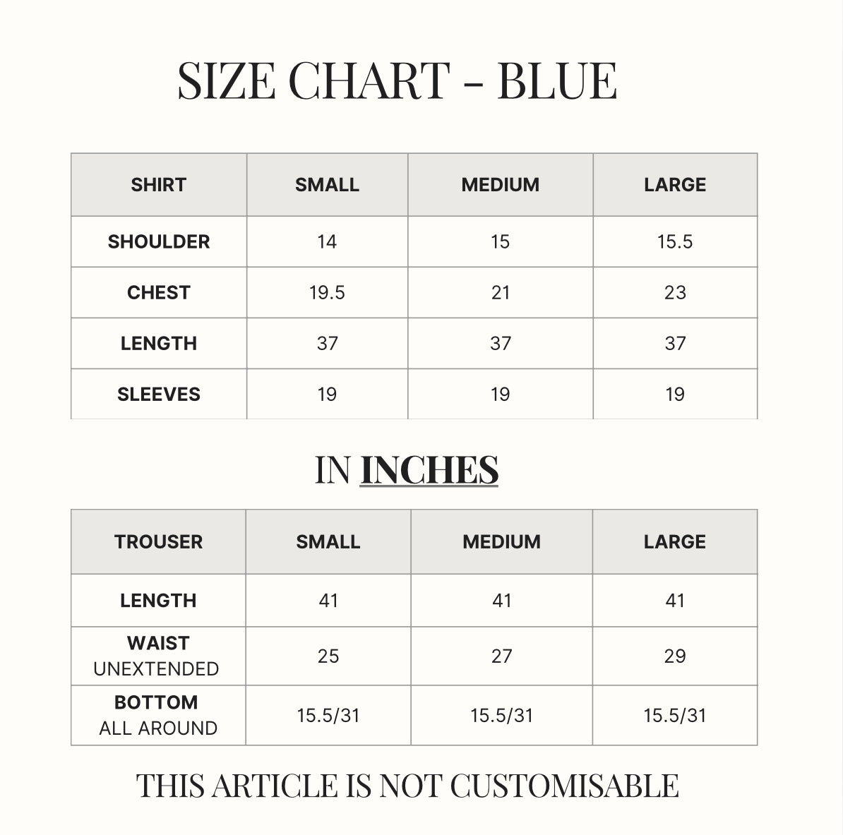Blue Set